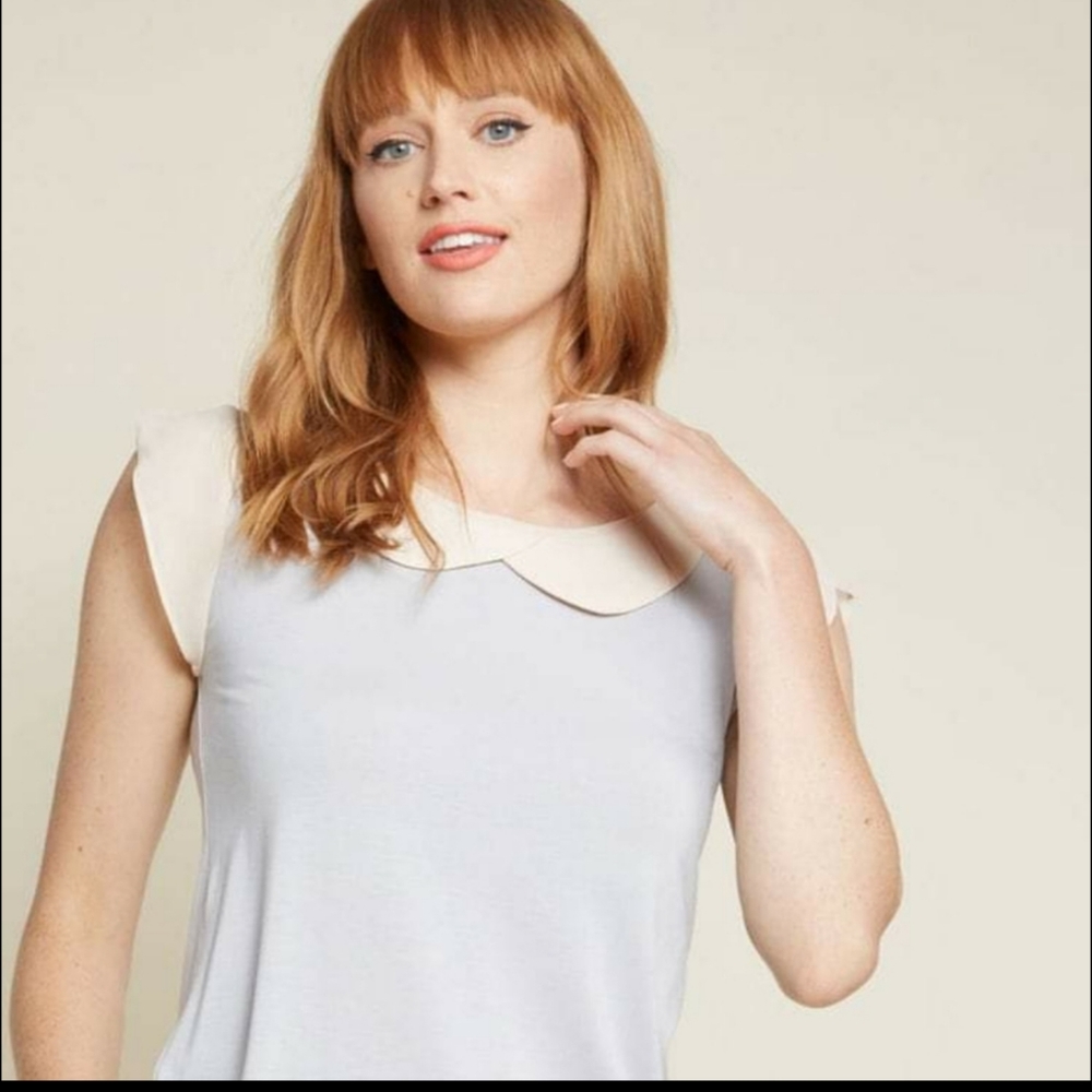 Modcloth Peter Pan Collar Top
